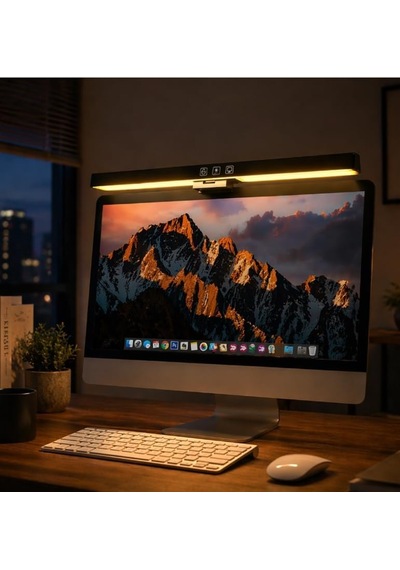 Tr 61cm Gaming Ekran Üstü Led Işık Ayarlanabilir 3 Farklı Renkli Işık Göz Dostu Aydınlatma Masa Lamba