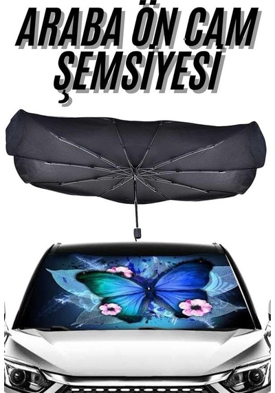 Güneş Önleyici Katlanabilir Oto Araba Güneşlik Şemsiye Tip Ön Cam 1 92258786