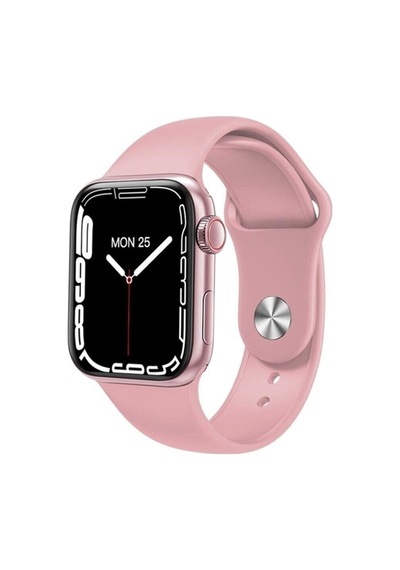 Watch 7 Pro Plus Sw17 Smartwatch 2023 Yeni Akıllı Suya Dayanıklı Bluetooth Çağrı Pembe