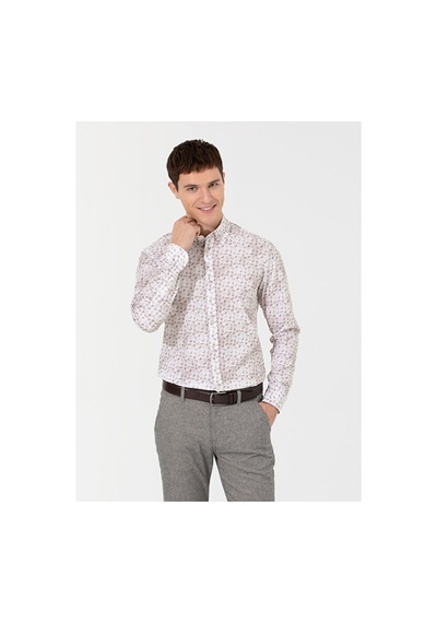 Pierre Cardin Slim Fit Uzun Kollu Gömlek 50259504-vr011 Çok Renkli