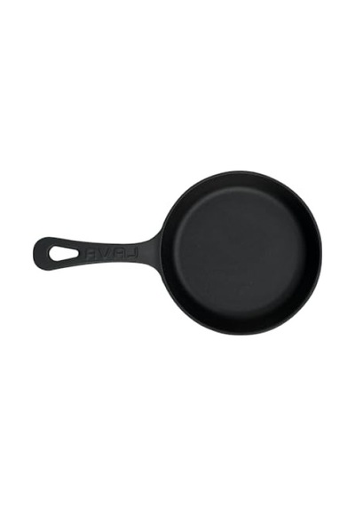 16 Cm Dökme Demir Mini Yuvarlak Saplı Tava 14 Cm