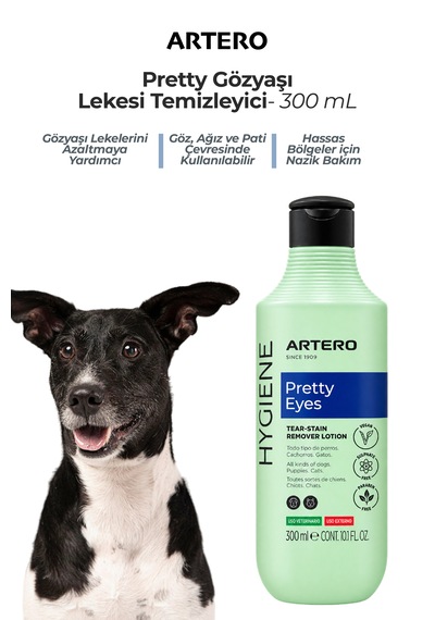 Artero Pretty Kedi Ve Köpek Gözyaşı Lekesi Temizleyici 300 Ml