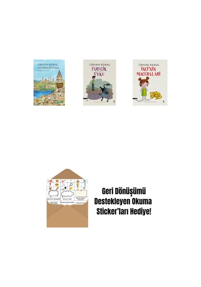 İstanbul İstanbul Ciltli + Farecik Uyku + İnci'nin Maceraları + Okuma Sticker'ları