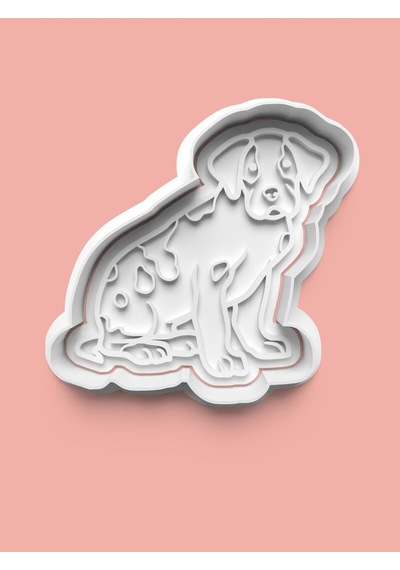 Great Dane Köpek Figürü Kurabiye Kalıbı Ve Şeker Hamuru Kalıbı