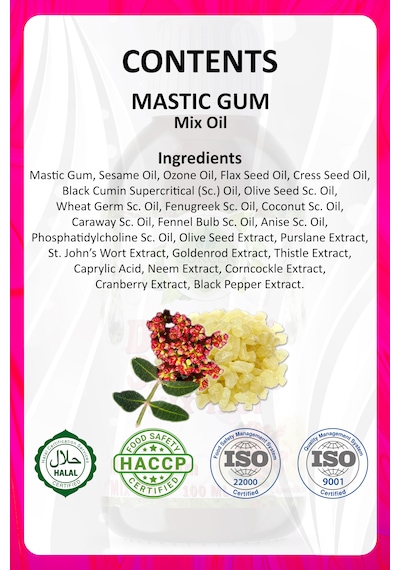 Gökçek Şifa Damla Sakızı Mix Yağı 100 ML