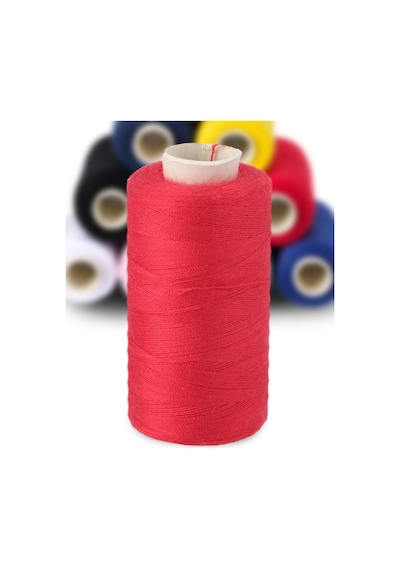 FDMSTAR 120 No Karışık Renkli Dikiş İpliği 10’lu Küçük Boy 250-300 Metre Ev Tipi Makineye Uyumlu Polyester İplik Seti