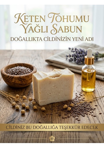 Keten Tohumu Yağlı Sabun