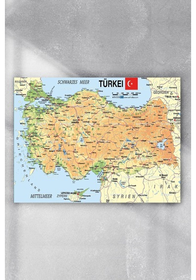 Türkiye Haritası Eğitim Posteri 4