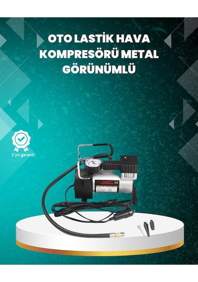 Muratech Ağır Hizmet Tipi Oto Kompresör 140 Psı Manometreli