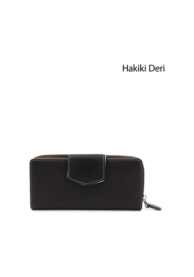 Gönderi(R) Gönderi R Kadın Kahveye Camel Yatay Hakiki Deri Cüzdan Ddzx22906133 Kahve