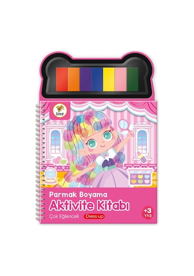 Lino Parmak Boyama Aktivite Kitabı Dress Up Lp-602 Çok Renkli