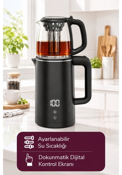 Masterchef MC-444 1.7 L Dijital Çay Makinesi