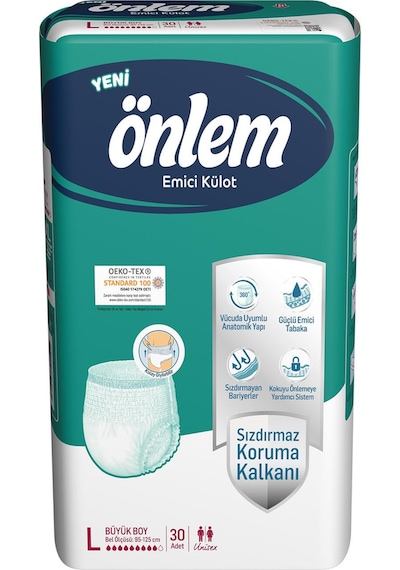 Önlem Emici Külot Hasta Bezi L 2 x 30'lu