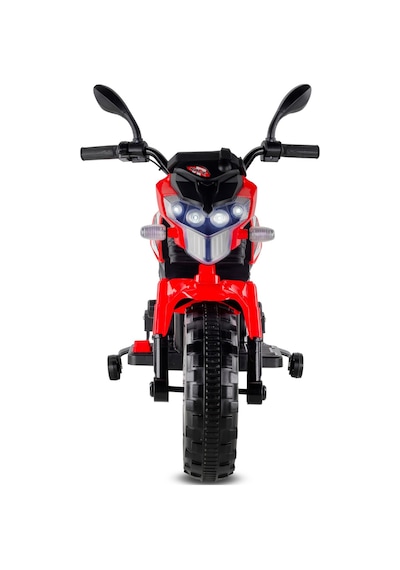 447 Motocross Akülü Motor Çocuk Motoru 12v Kırmızı