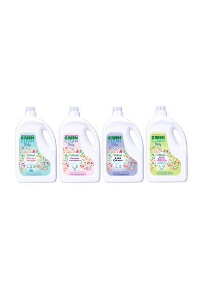 U Green Clean Baby Bebek Deterjanı + Yumuşatıcı + Leke Çıkarıcı + Biberon Temizleyici 2750 ML