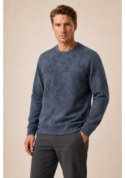 Redline Continu Erkek Kışlık Regular Fit Kışlık Bisiklet Yaka Sweatshirt Füme