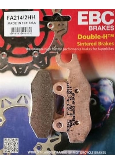 Triumph Scrambler Arka Fren Balatası Ebc Fa214/2Hh Sinterli Balat
