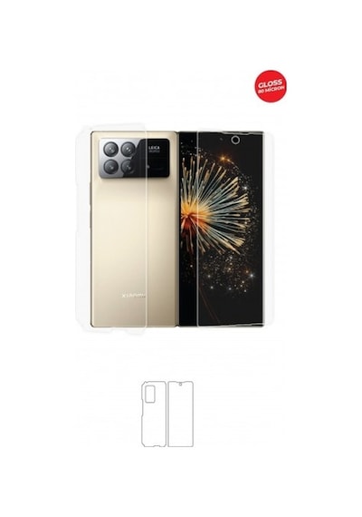 Xiaomi Mix Fold 3 Arka Ve Yan Koruyucu Tpu Film