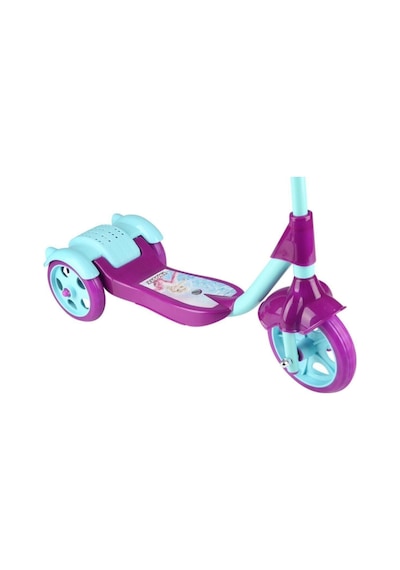 Mor Sepetli Frenli 3 Tekerlekli Scooter