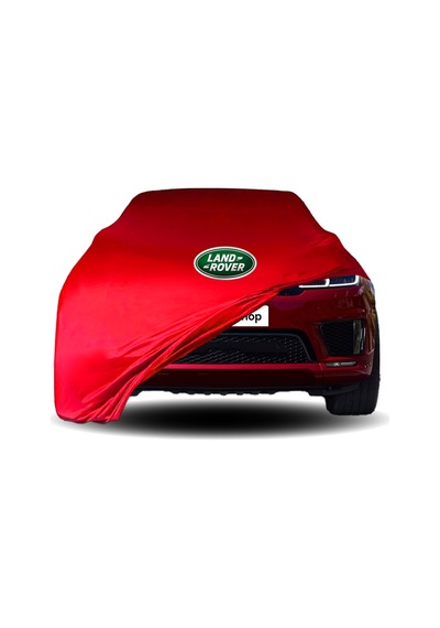 Land Rover Range Rover Sport 3 2022- Araba Brandası Kırmızı Kumaş Penye Toz Geçirmez Garaj Brandası Oto Branda