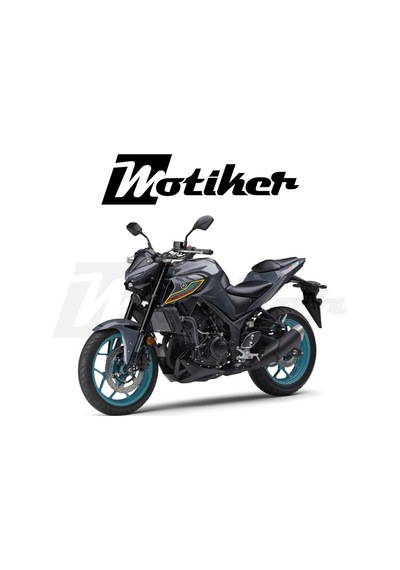 Yamaha Mt-25 2025 Gri Motor Yan Grenaj Turkuaz Turuncu Sticker So