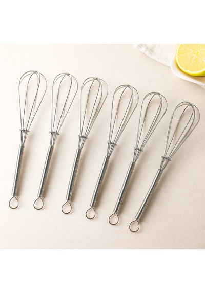 Metal Mini Çırpıcı 6'lı - 13 Cm