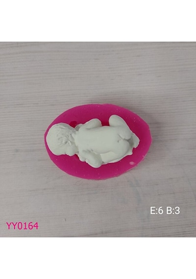 Yy0164 Poposu Açık Yatan Bebek Silikon Kalıp