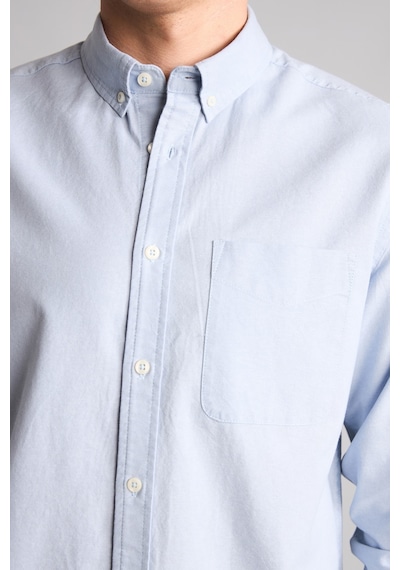 Defacto %100 Pamuk Regular Fit Polo Yaka Oxford Basic Uzun Kollu Gömlek A8028ax26aube177 Mavi-be177 Defacto %100 Pamuk Regular Fit Polo Yaka Oxford Basic Uzun Kollu Gömlek A8028ax26aube177 Mavi-be177