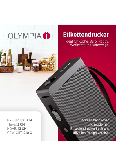 P22 Etiket Yazıcısı, Siyah, Ev Ve Ofis Malzemeleri İçin Etiketleme Cihazı, Mutfak, Ofis Ve Hobi İçin Bluetooth Ter