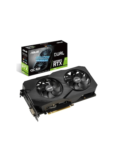 Asus NVIDIA GeForce RTX 2060 OC Edition DUAL-RTX2060-O6G-EVO 6 GB 192 Bit GDDR6 Ekran Kartı