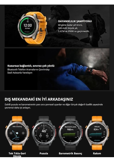 Zeblaze Stratos 4 1.43" Amoled Akıllı Saat (Distribütör Garantili)