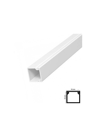 Mey İthalat Kablo Kanalı 12x12 Mm 2 Metre 6 Adet Diğer
