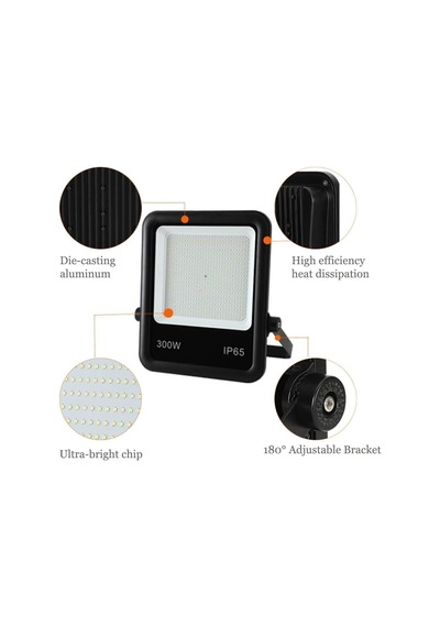 100w Solar Led Projektör Bahçe Aydınlatması Güneş Enerjili, Kumandalı