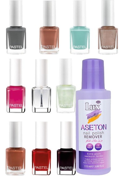 Pastel 10'lu 273-230-99-44-41-01-317-313-293-278-115ml Aseton