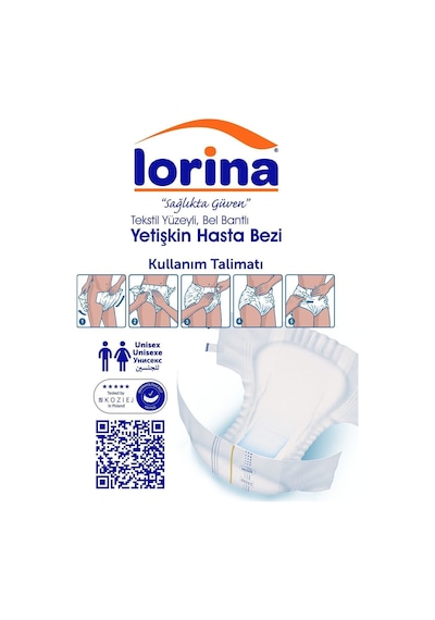 Lorina Bel Bantlı Hasta Bezi L 30 Lu L