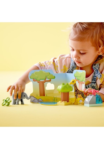 LEGO® DUPLO® Vahşi Afrika Hayvanları 10971 2+ Eğitici Oyuncak Yapım Seti - 10 Parça