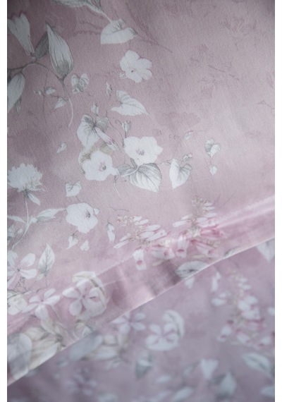King Size Franny Rose Elegance Saten Nevresim Takımı Pembe
