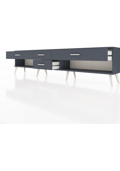Arges Tv Ünitesi 4 Çekmeceli 220x30x51 Antrasit-çam/antrasit Atlas Çam/antrasıt - Antrasıt Arges Tv Ünitesi 4 Çekmeceli 220x30x51 Antrasit-çam/antrasit Atlas Çam/antrasıt - Antrasıt