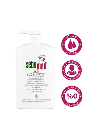 Yüz Ve Vücut Temizleyici Likit 1000ml 2 Li Set