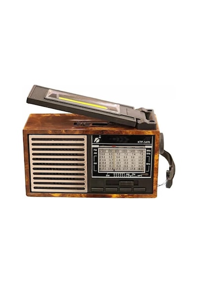 Kts 1470 Güneş Enerjili Işıldaklı Şarjlı Nostalji Radyo