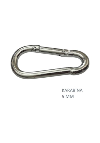 Galvanizli Karabina, 9 Mm, Askı, Çengel, Kanca, Anahtarlık