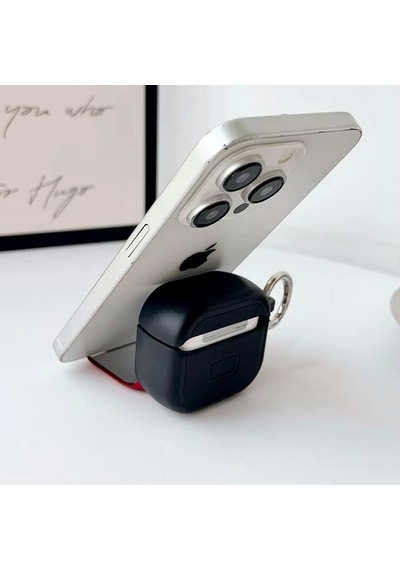 E2m Apple Uyumlu AirPods Pro 2 Kılıf Aynalı Siyah