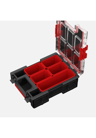 Qbrick System One Organizer M Plus 2.0 4 L Organizer, 5 Kovalı, Siyah