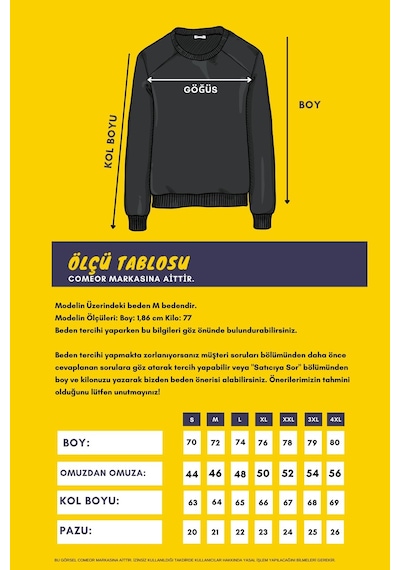Comeor Erkek Gri Fit Normal Kesim Pamuklu Basic Bisiklet Yaka Sweatshirt Gri