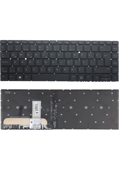 HP Uyumlu L66881-001, L66881-141 Klavye Tuş Takımı Siyah Tr Işıklı
