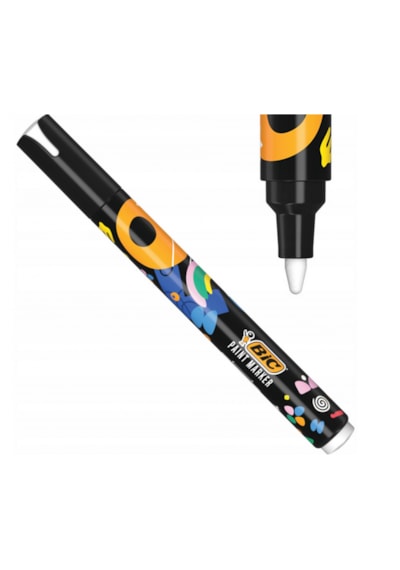 Bic Beyaz Keçeli Dekorasyon Kalemi