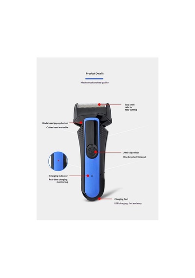 Mr-150 Precısıon 2in1 Günlük Sıfır Sakal & Çizim Başlık Sakal Traş Makinesi Şarjlı Type C Giriş