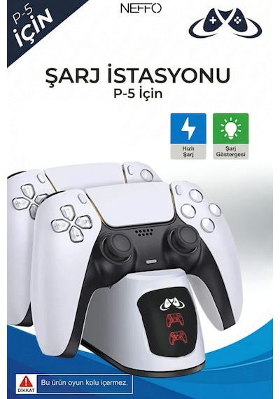 Ps5 Joystick Şarj Standı Dualsense Göstergeli Şarj Istasyonu