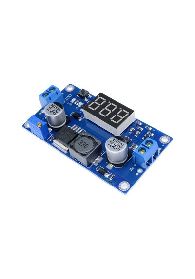 Xl6009 4a Dc-dc Led Voltmetreli Ayarlanabilir Güç Yükseltici Modülü - Lm2577