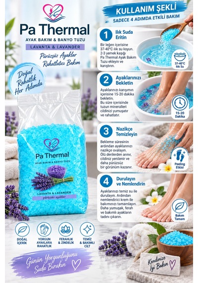 Ayak Bakım Tuzu 1000 Gr Pa Thermal Eko Paket